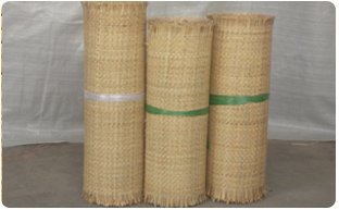 rattan mats made by machine