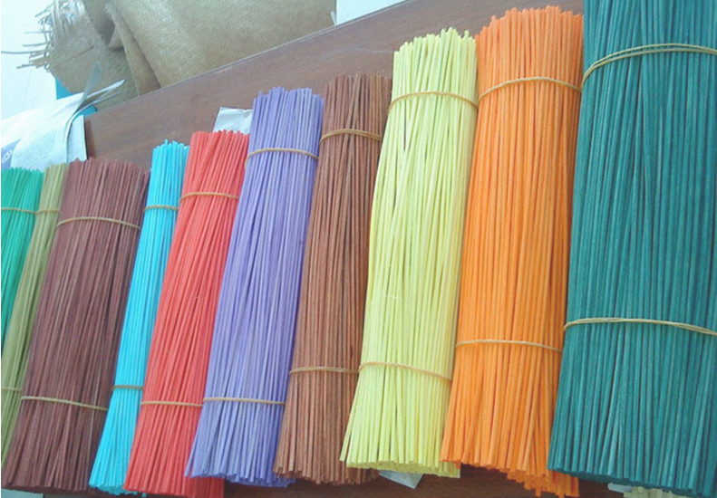 Colouration Of The Rattan Perfume Sticks Reeds