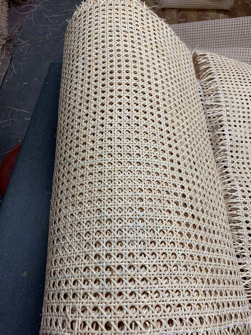 C Grade rattan cane webbing bleached