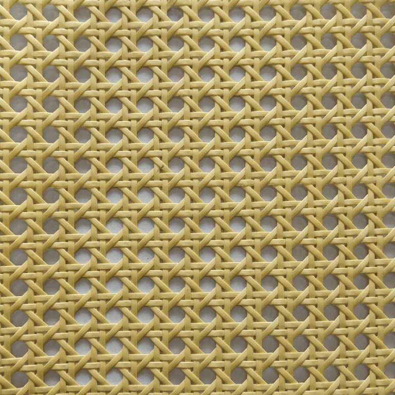 Yellow Rug Rattan Plastic Rattan Cane Webbing Rolls - Rattan Wholesaler