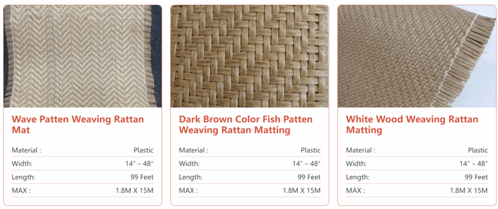 french cane danish weave herringbone