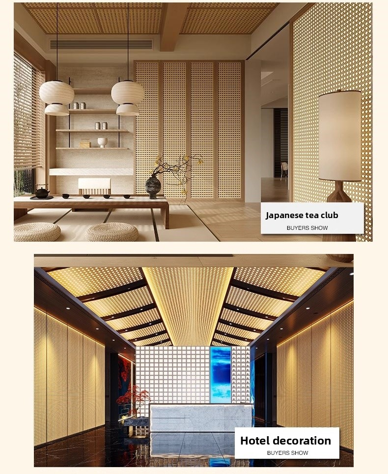 Plastic Rattan Wall Panels