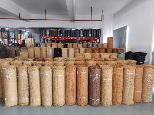 Plastic rattan cane webbing factory stocks