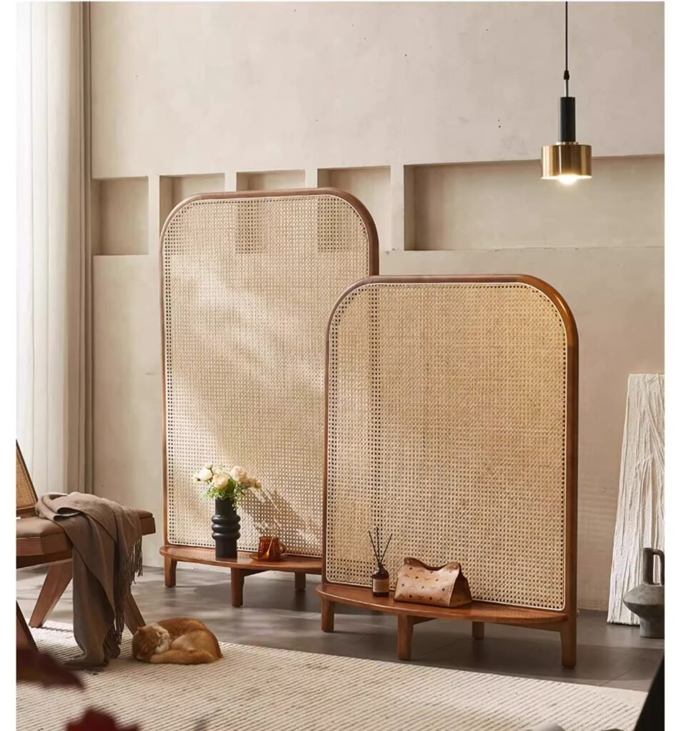 Cane Webbing Room Divider