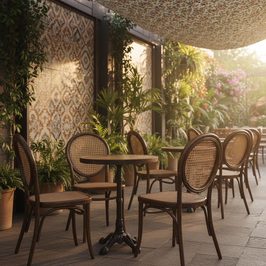 Paper webbing for indoor rattan cofee chair 