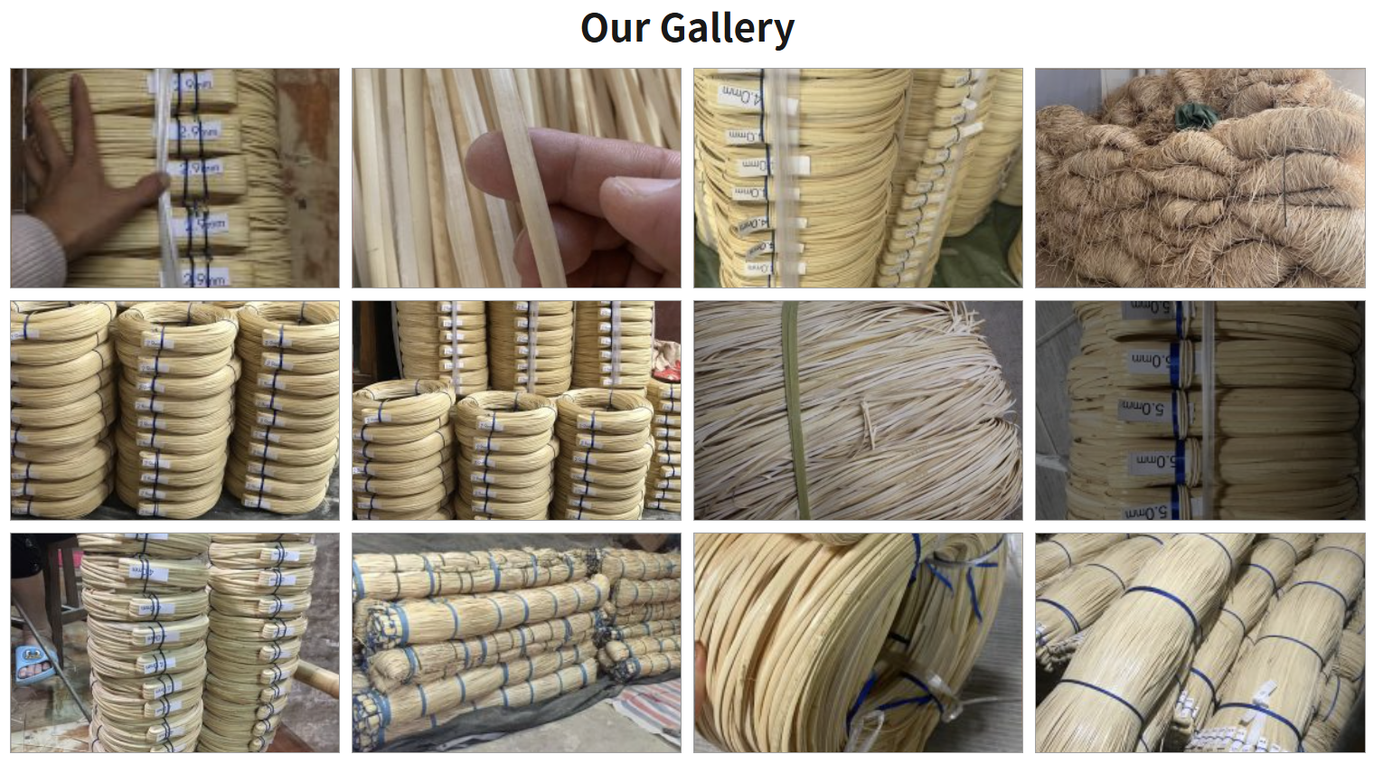 Different types of replacement rattan cane Comparison of natural and plastic rattan cane for chair repair