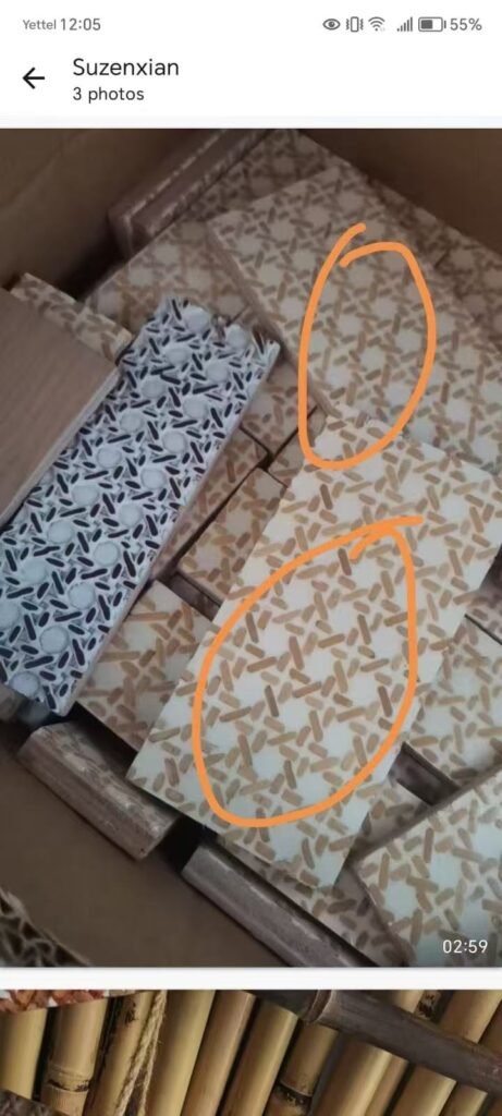 Rattan cane webbing panel 2