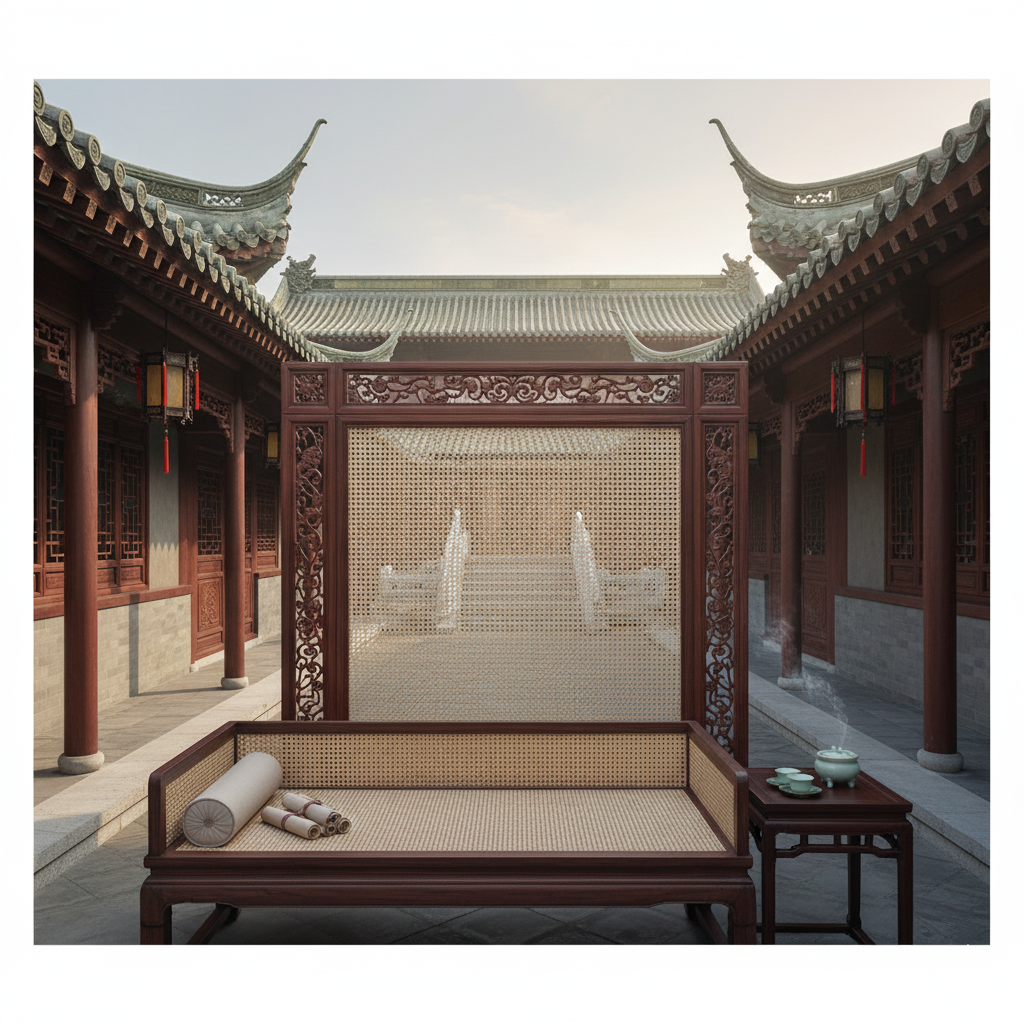 Chinese culture with Webbing furniture 1