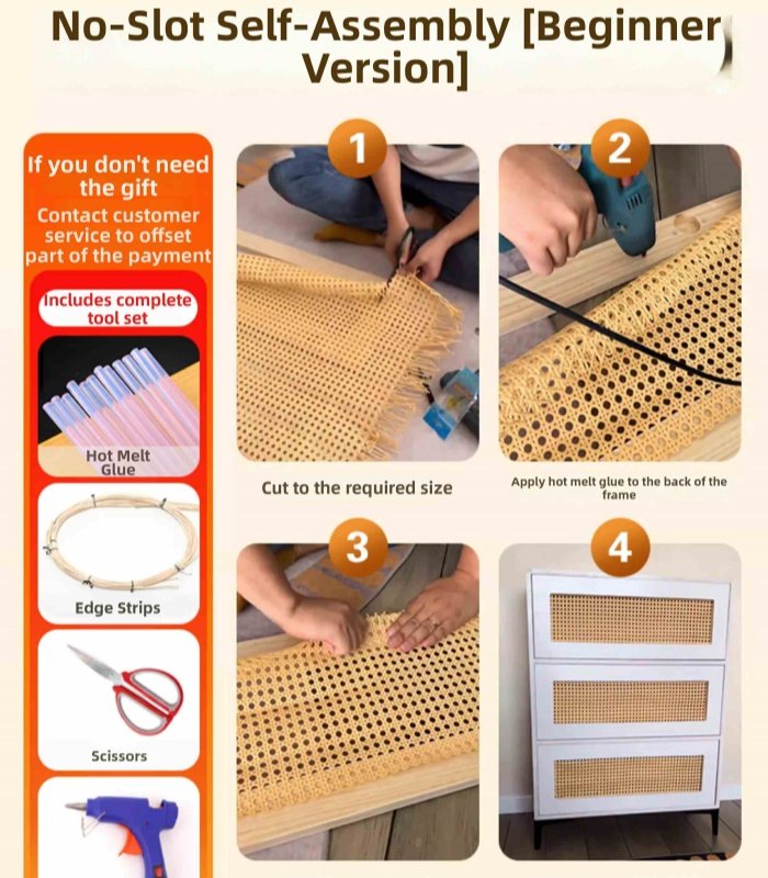 Step-by-step rattan installation guide
