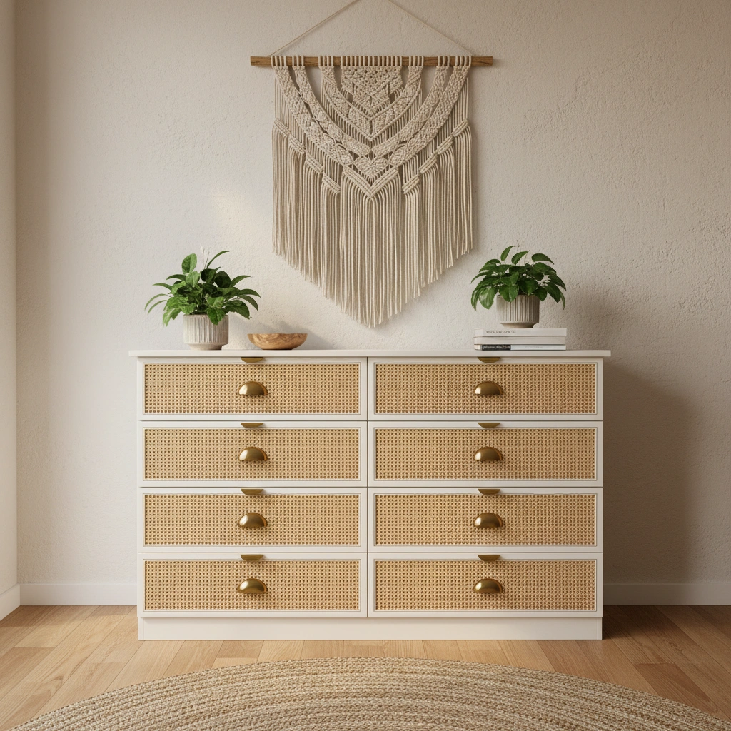 Best IKEA Rattan Hacks for a Boho-Chic Home 2