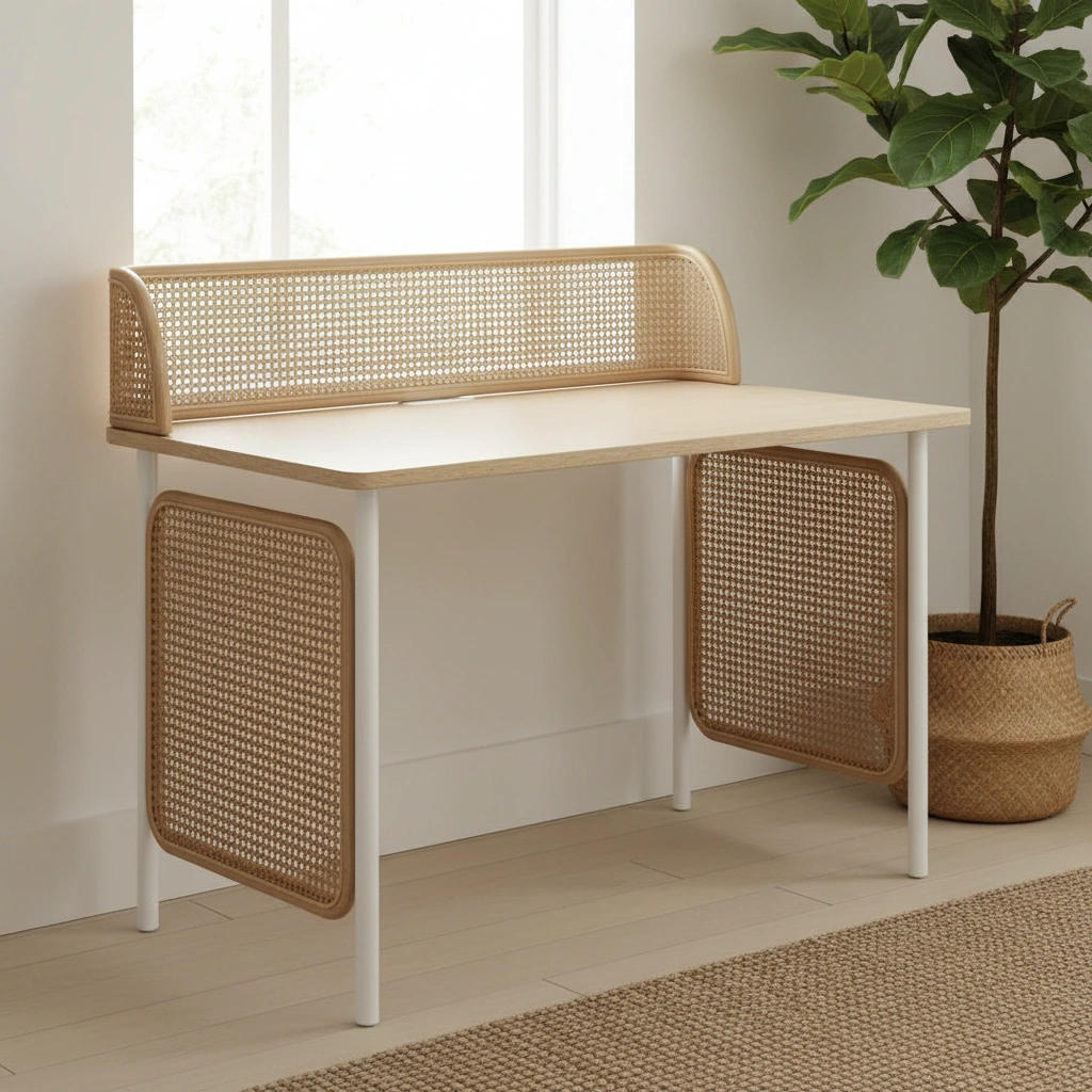 IKEA Rattan Hacks for a Boho-Chic Home 14