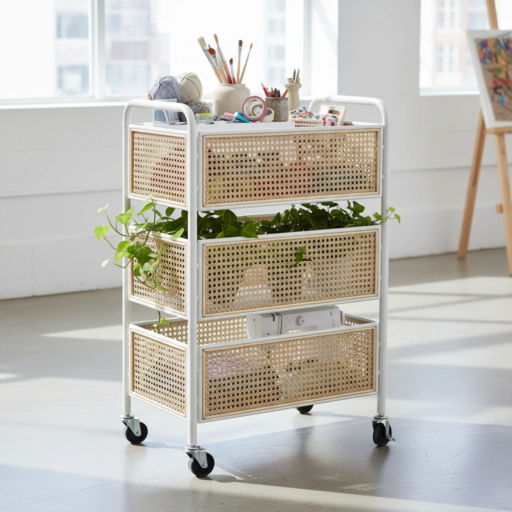 IKEA Rattan Hacks for a Boho-Chic Home15