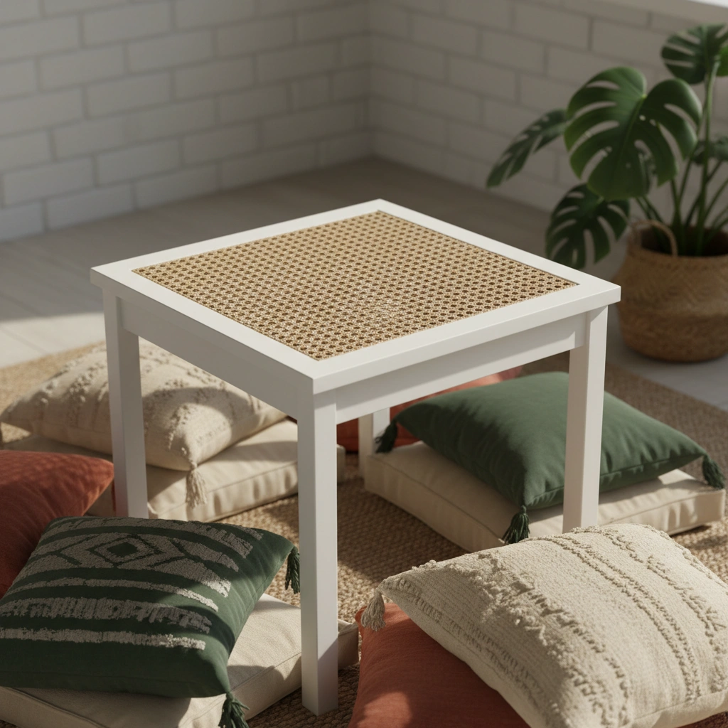 IKEA Rattan Hacks for a Boho-Chic Home3