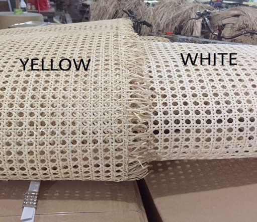 Semi Bleached Rattan Cane Webbing