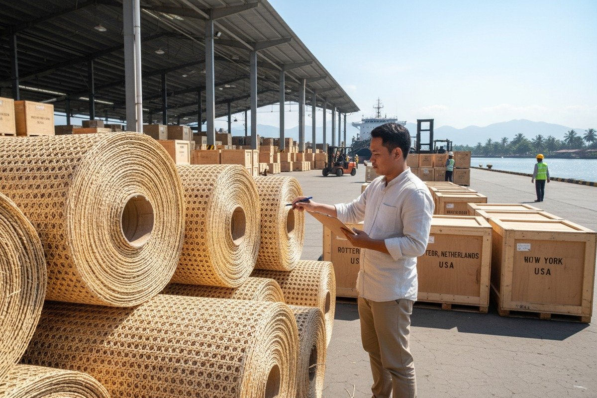 Raw materials for rattan cane webbing production from various global sources (ID#1)