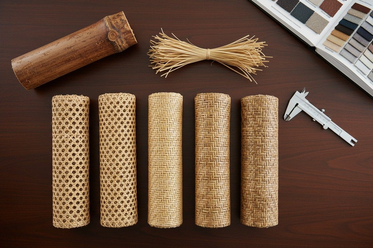 Stable supply chain through direct Indonesian factory access for consistent rattan material grading (ID#5)