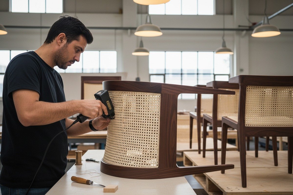 High-end furniture featuring premium Grade A rattan webbing for superior aesthetic and durability (ID#3)