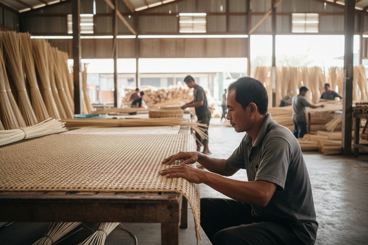 Sustainable natural rattan furniture projects compared to synthetic plastic alternatives (ID#5)