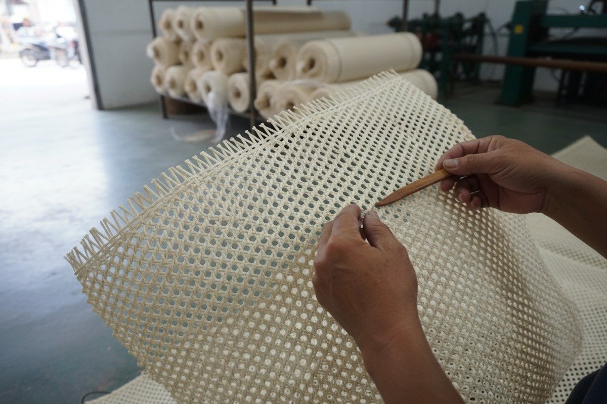 Sourcing rattan webbing directly from an Indonesian factory to reduce procurement costs (ID#3)