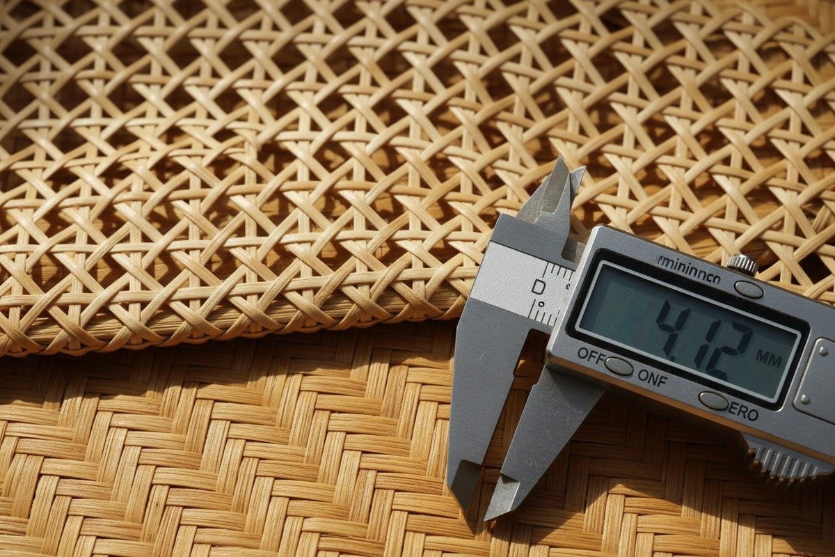 Rattan Webbing Durability Factors Durable rattan webbing weave types for wide furniture panels to prevent sagging (ID#5)