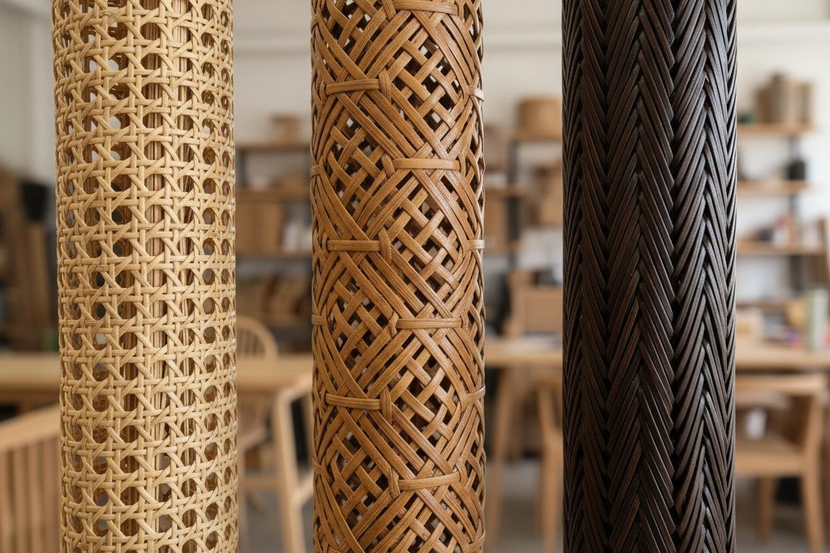 Custom Rattan Roll Lengths Custom rattan roll lengths to minimize material waste in furniture production lines (ID#3)
