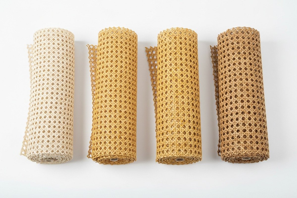 Choosing Rattan Mesh Densities Different rattan mesh densities including fine and superfine weaves for furniture manufacturing (ID#4)