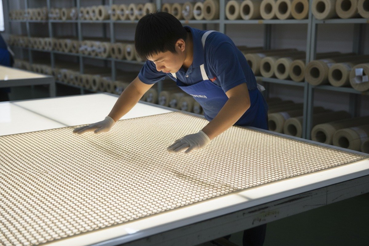 Different quality grades of half inch mesh weave for furniture manufacturing (ID#3)