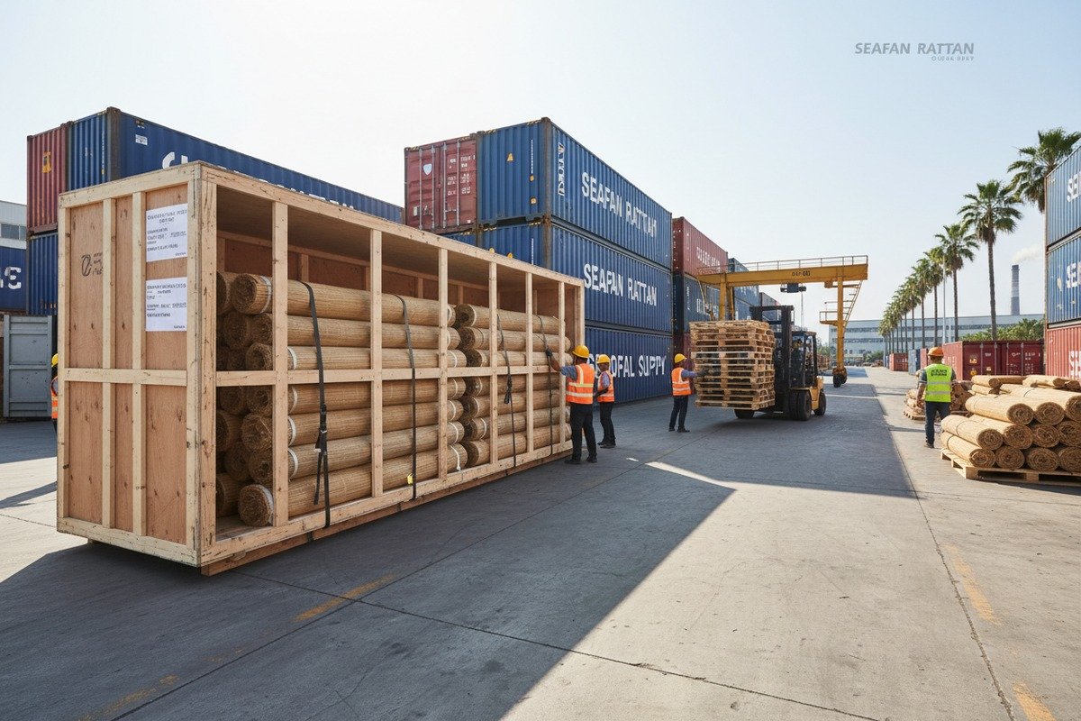 Optimizing factory material costs by matching rattan roll widths to specific furniture frame dimensions (ID#5)