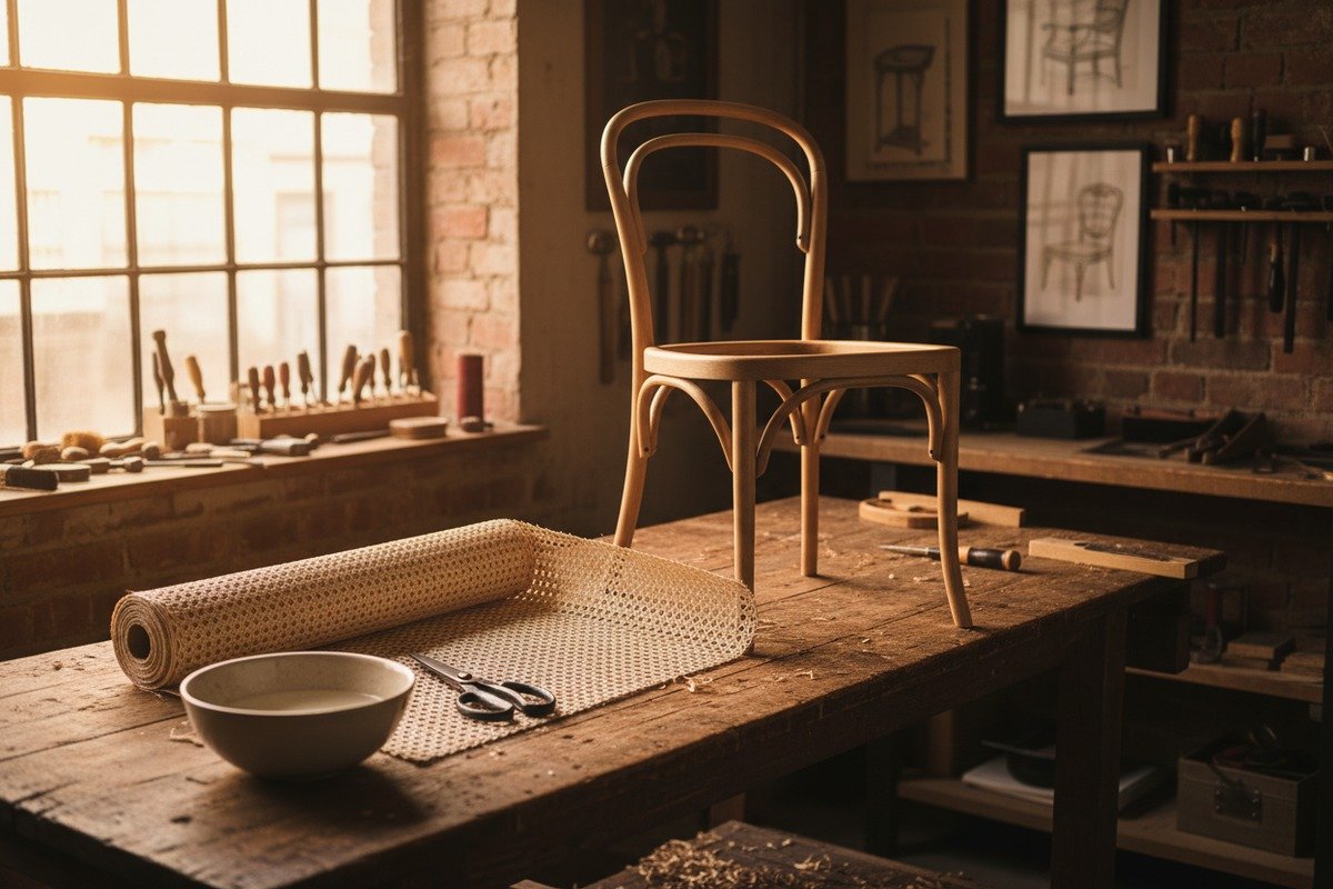 Anwendungen für schmale Rattanrollen Schmale 45cm Rattanrollen für Stuhlgeflechte und kleine dekorative DIY-Bastelprojekte (ID#3)