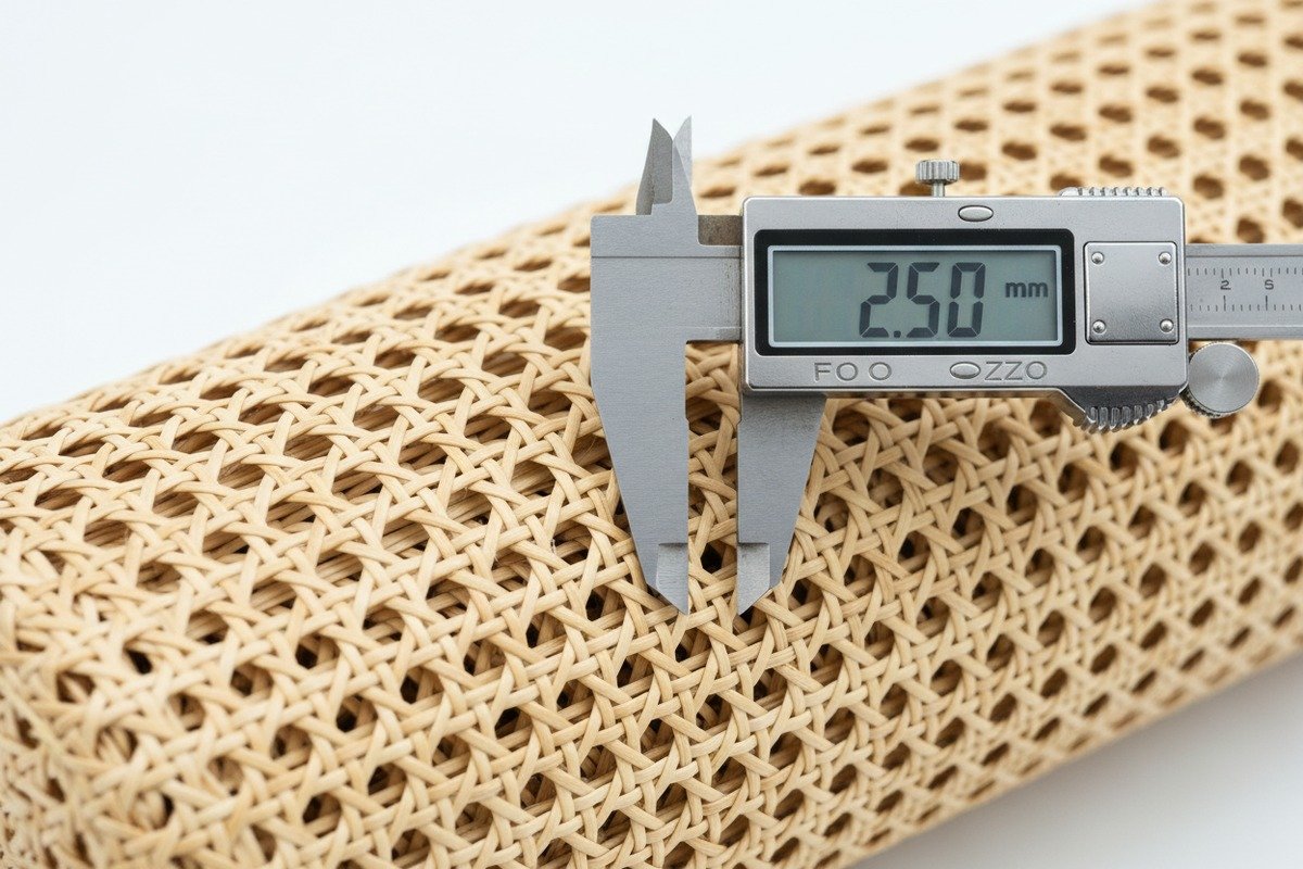 Qualité du rotin de grade A High quality Grade A rattan cane webbing with uniform strands and consistent color (ID#2)