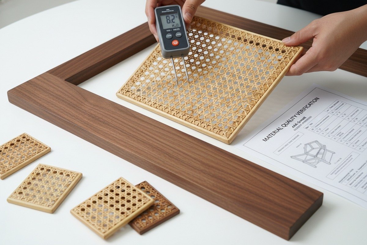 Premium Rattan Quality Premium grade rattan cane webbing with consistent color tones for high-end furniture design (ID#2)