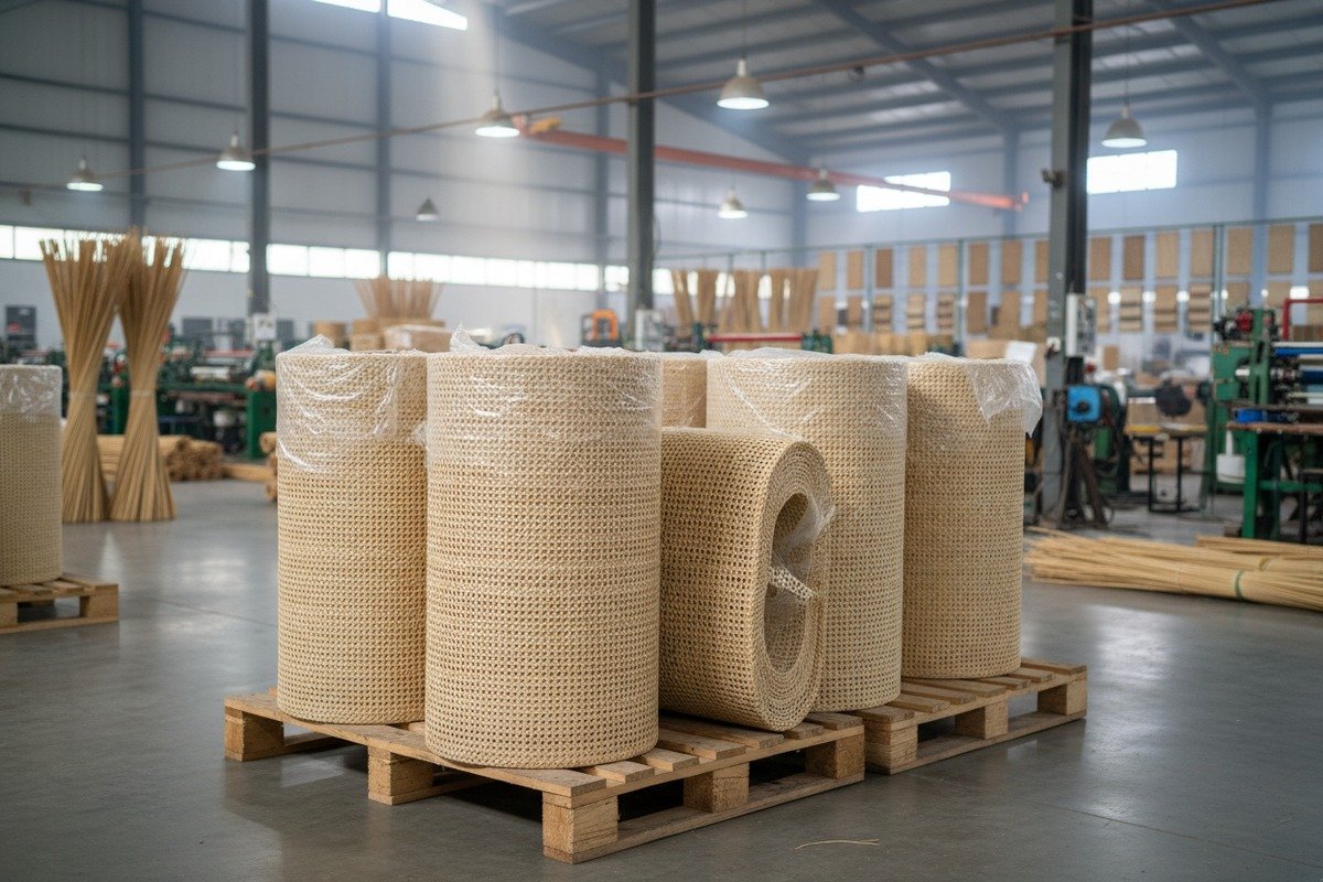 تصميم مطعم فاخر من الخيزران تصميم داخلي لمطعم فاخر يتميز بشبكة قصب الخيزران على واجهات البار والألواح (ID#3)