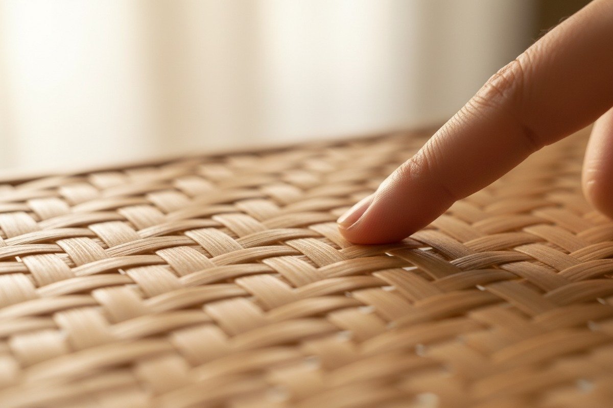 Puntos de referencia de rendimiento para el tejido de ratán, incluida alta elasticidad y fuerte resistencia a la tracción (ID#3)