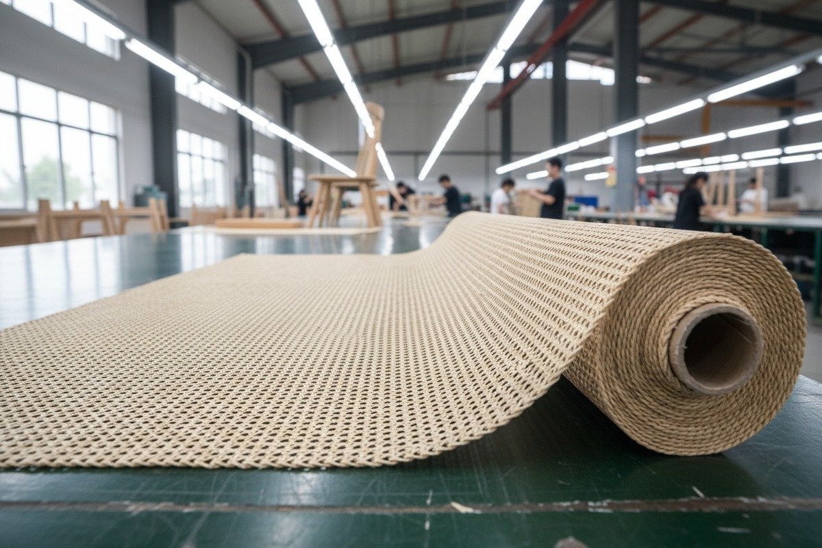 Standard fifty foot rattan cane webbing rolls in various widths for square foot coverage (ID#3)