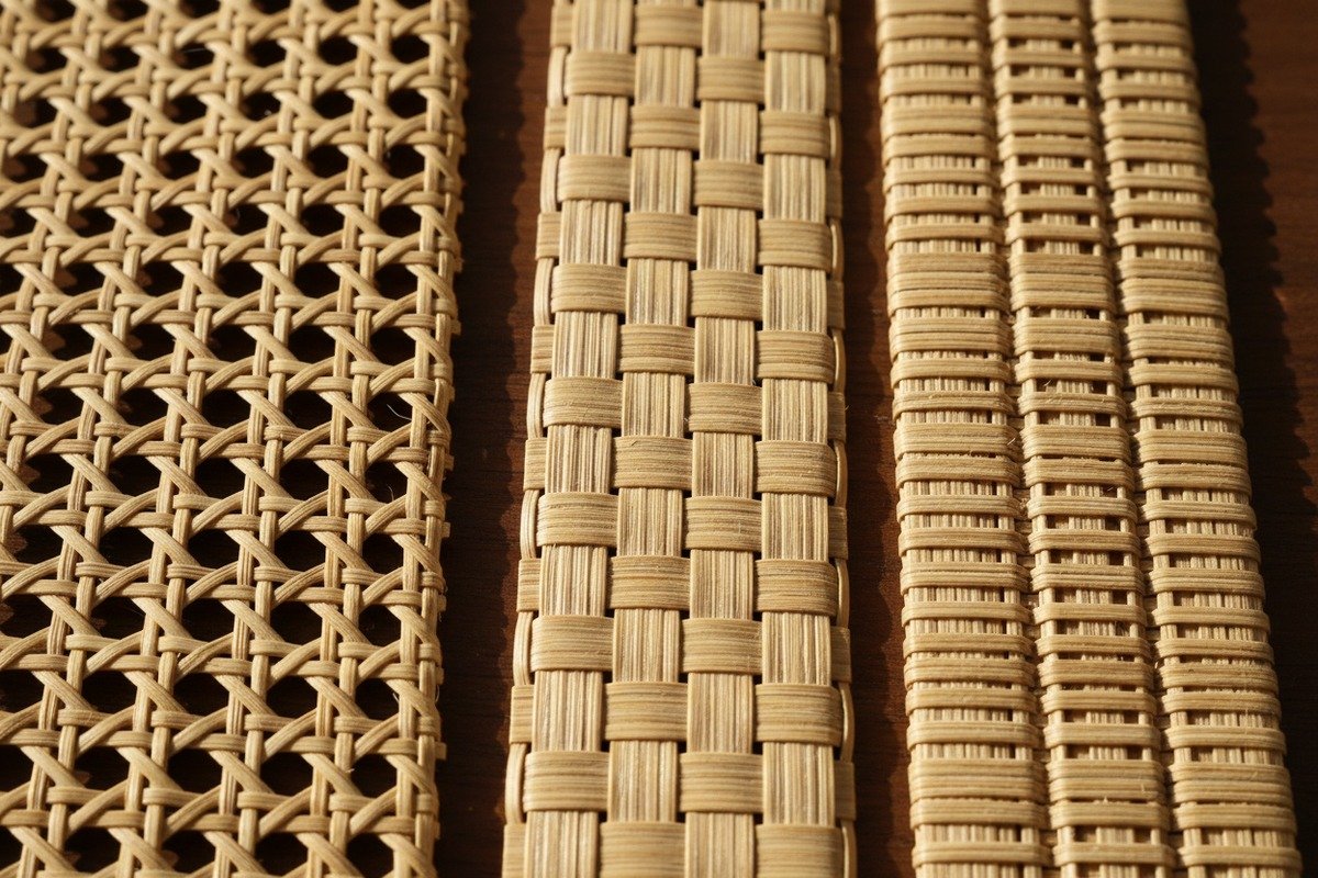 Rattan webbing widths matching the aesthetic proportions of sideboards and large furniture (ID#5)
