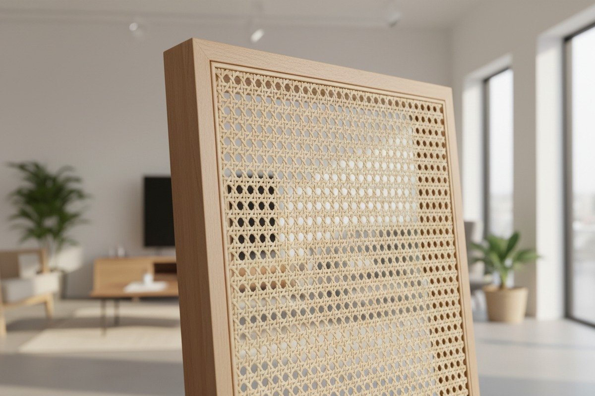 Rattan-Geflecht natürlich an der Luft trocknen lassen, um ein straffes und professionell aussehendes Finish zu gewährleisten (ID#4)