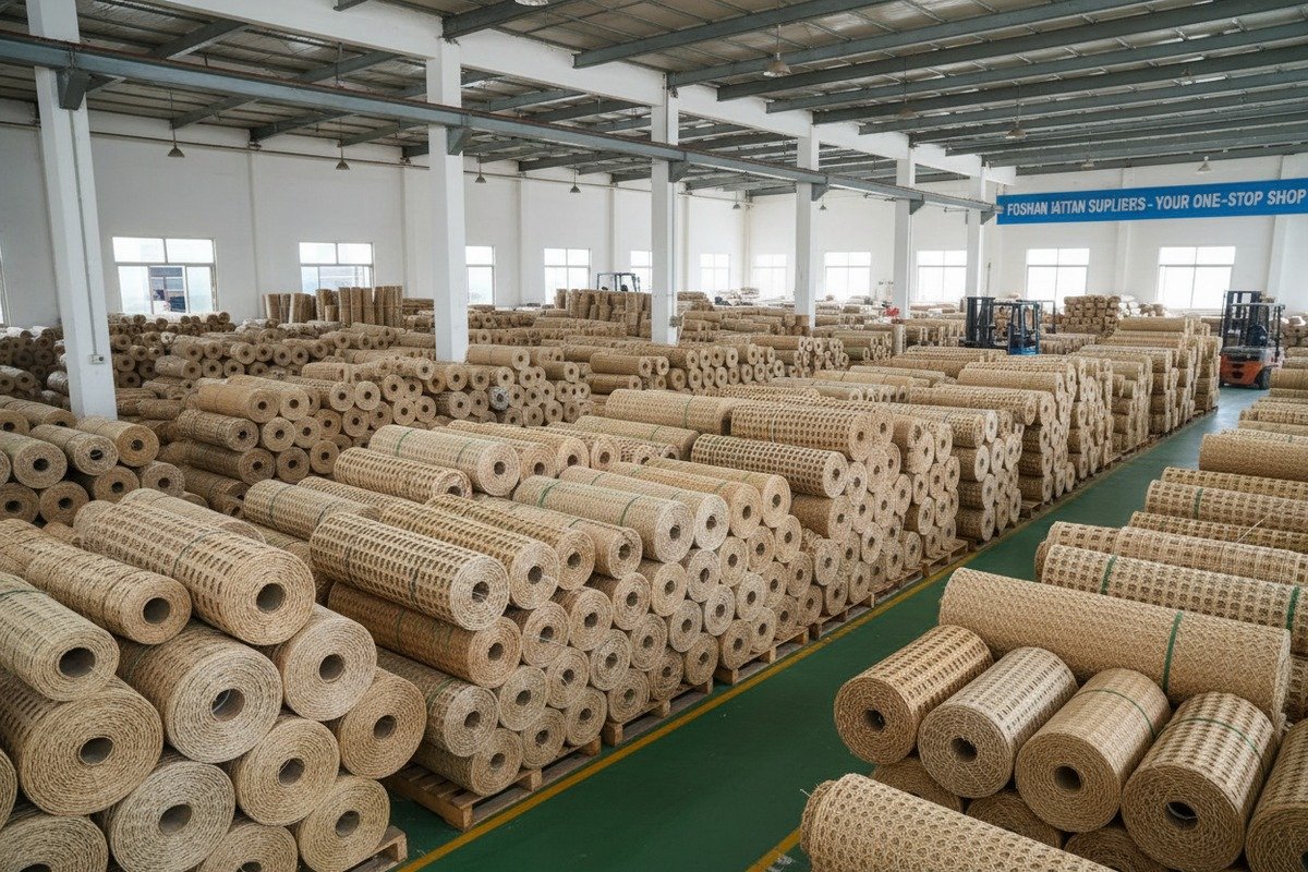 Tamaños de rollos de ratán Patrones Rollos de ratán estándar al por mayor con patrones de tejido octogonal fino para la fabricación de muebles (ID#3)