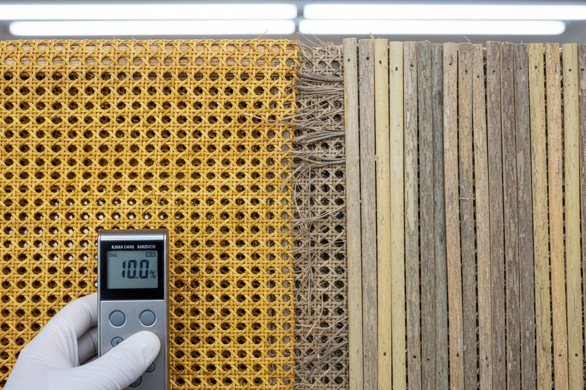 Premium AAA grade natural rattan with uniform thickness and rich golden color for quality (ID#2)