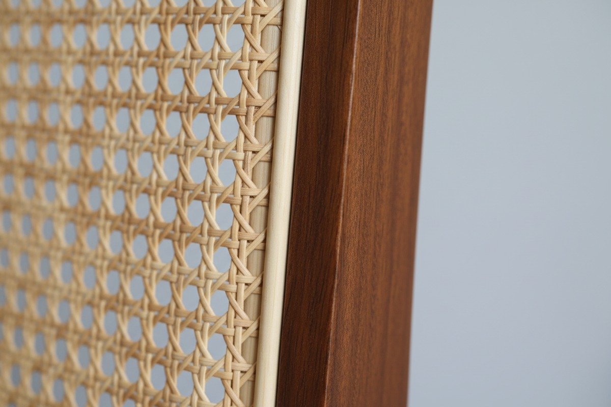 Maintaining New Rattan Cane Maintaining newly replaced rattan cane by misting and avoiding direct sunlight to prevent sagging (ID#5)