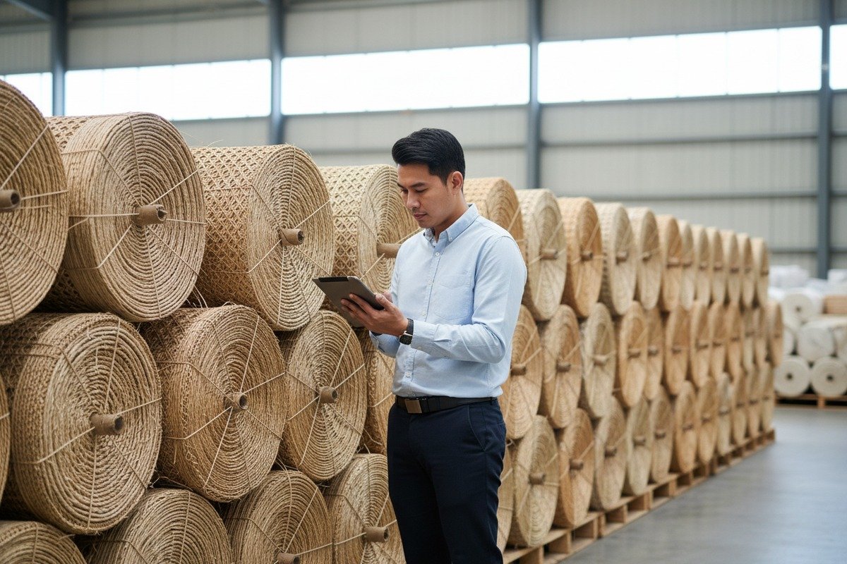 Bulk purchasing natural rattan cane webbing for cost savings on furniture materials (ID#1)