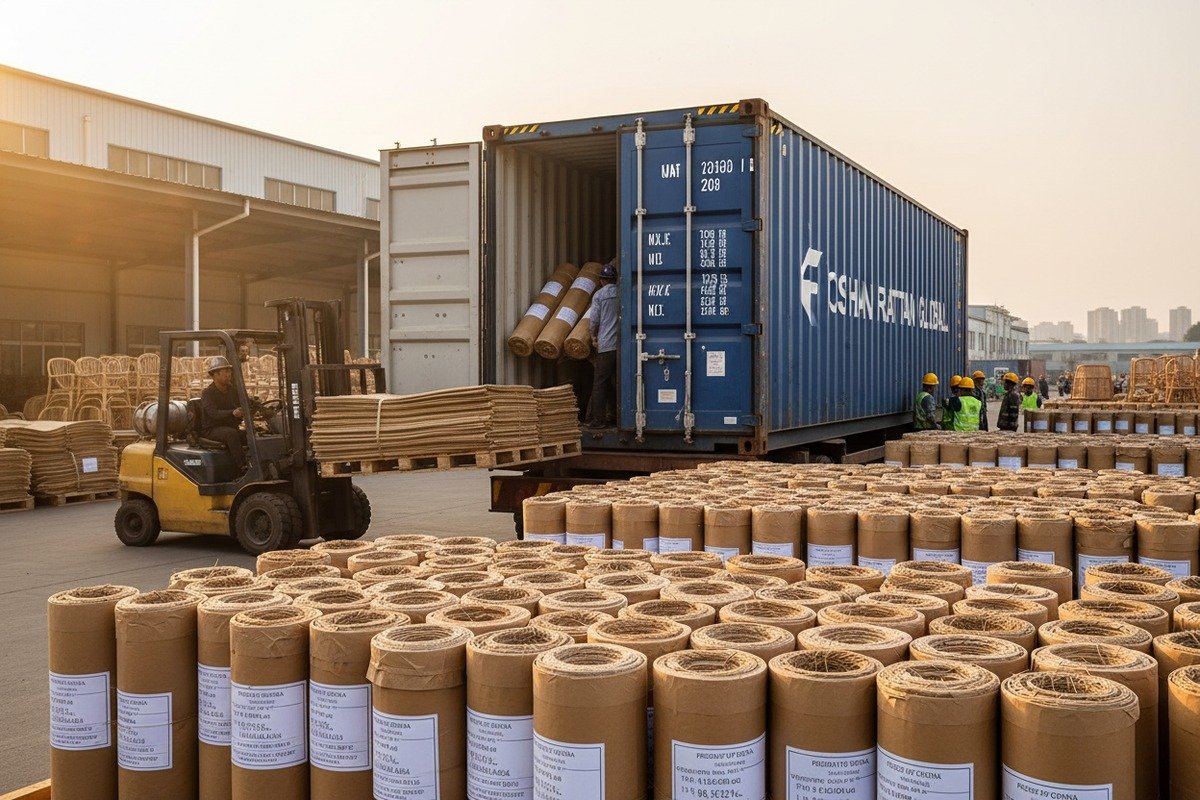 Optimizing bulk rattan orders for full container shipping to reduce international freight costs (ID#4)
