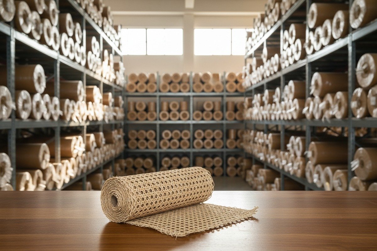 Rollen aus natürlichem Rattan-Rohrgeflecht, die Standard-Mindestbestellmengen für die Beschaffung zeigen (ID#1)