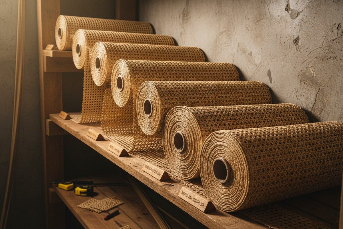 Effizienz und Volumen des Versands Schiffscontainer, gefüllt mit Rattan-Rohrgeflechtrollen, um Kosten und Versandeffizienz zu maximieren (ID#4)