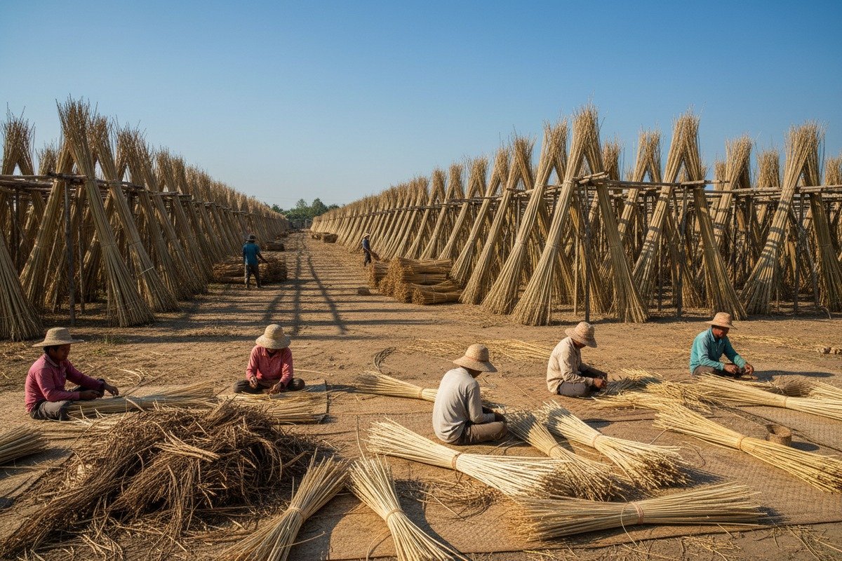 Securing Rattan Inventory Early Securing bulk inventory of rattan cane webbing before the off-peak season ends (ID#4)