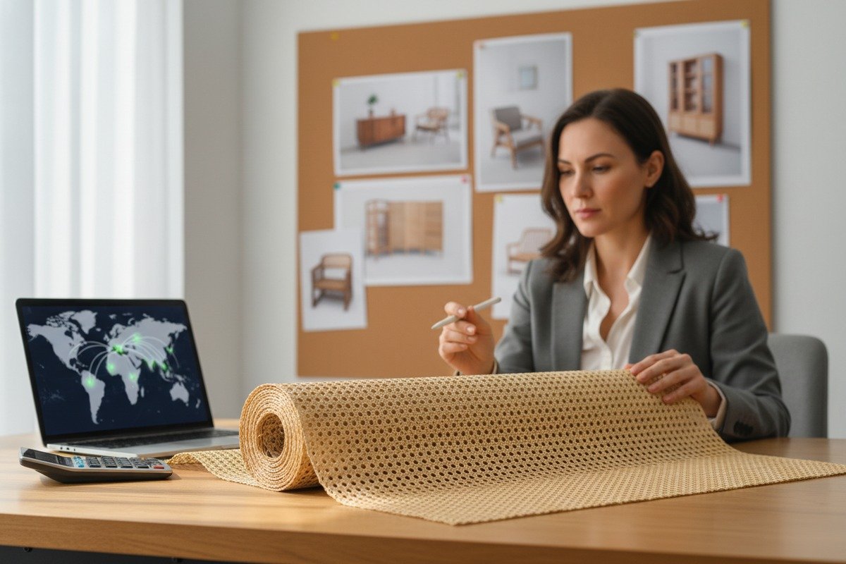 Balancing quality and cost when sourcing natural rattan cane webbing materials (ID#1)