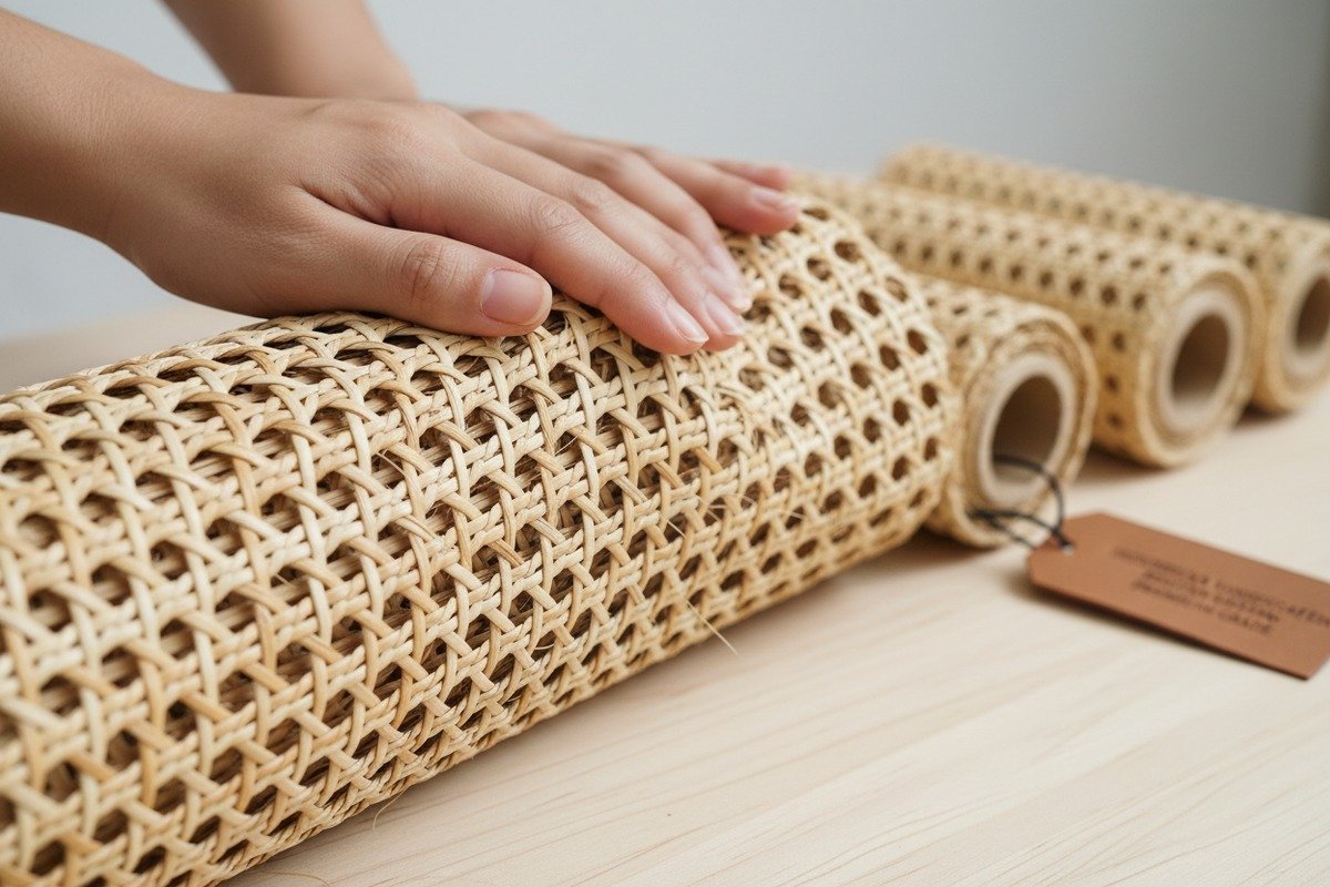 Rattan Shipping and Manufacturing Manufacturing and international shipping timeline for custom sized rattan cane webbing orders (ID#5)