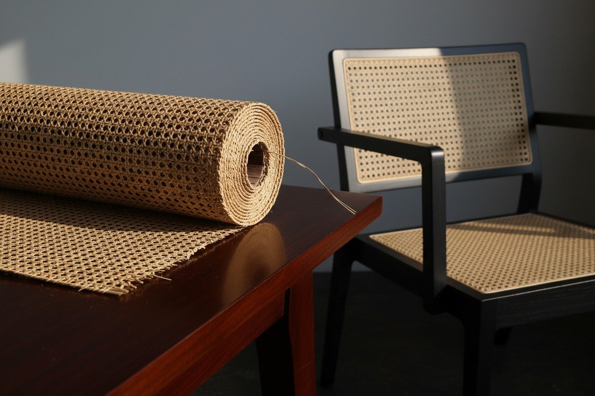 Protective Rattan Shipping Packaging Specialized packaging for custom rattan webbing rolls to prevent damage during shipping (ID#5)