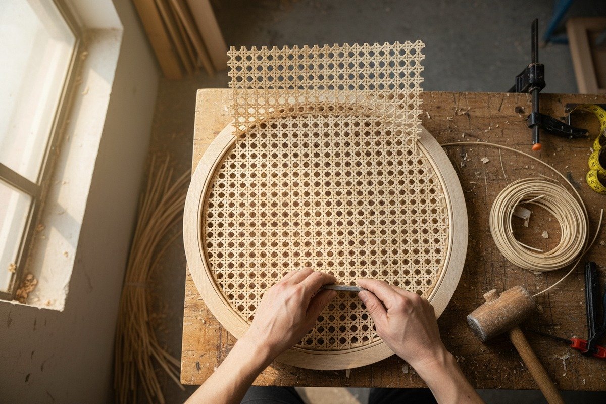 Preventing rattan webbing from sagging through proper installation and protective maintenance techniques (ID#3)