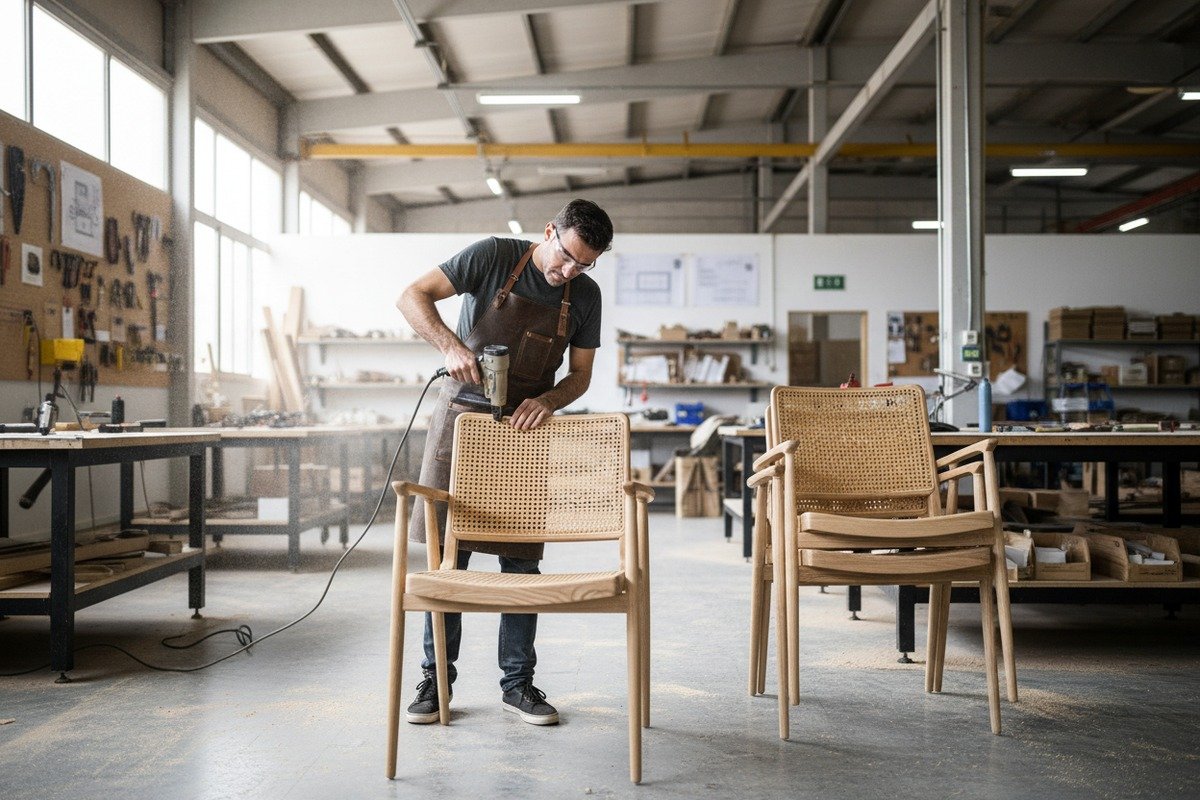 Grade B rattan cane webbing balancing cost and quality for commercial furniture projects (ID#3)