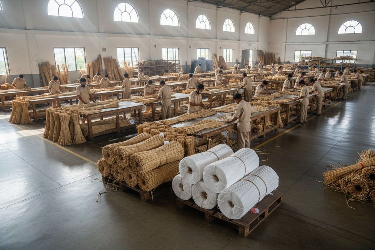 Rattan Sourcing Budget Comparison Sourcing budget considerations for natural versus premium priced bleached rattan cane webbing (ID#4)